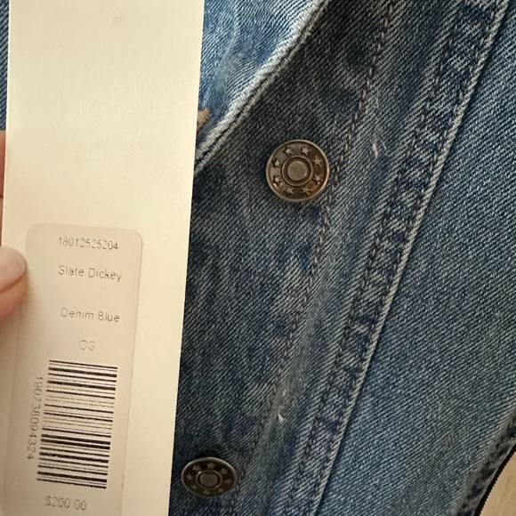 NWT Veronica Beard Slate Dickey - Denim Blue One Size - Picture 5 of 5
